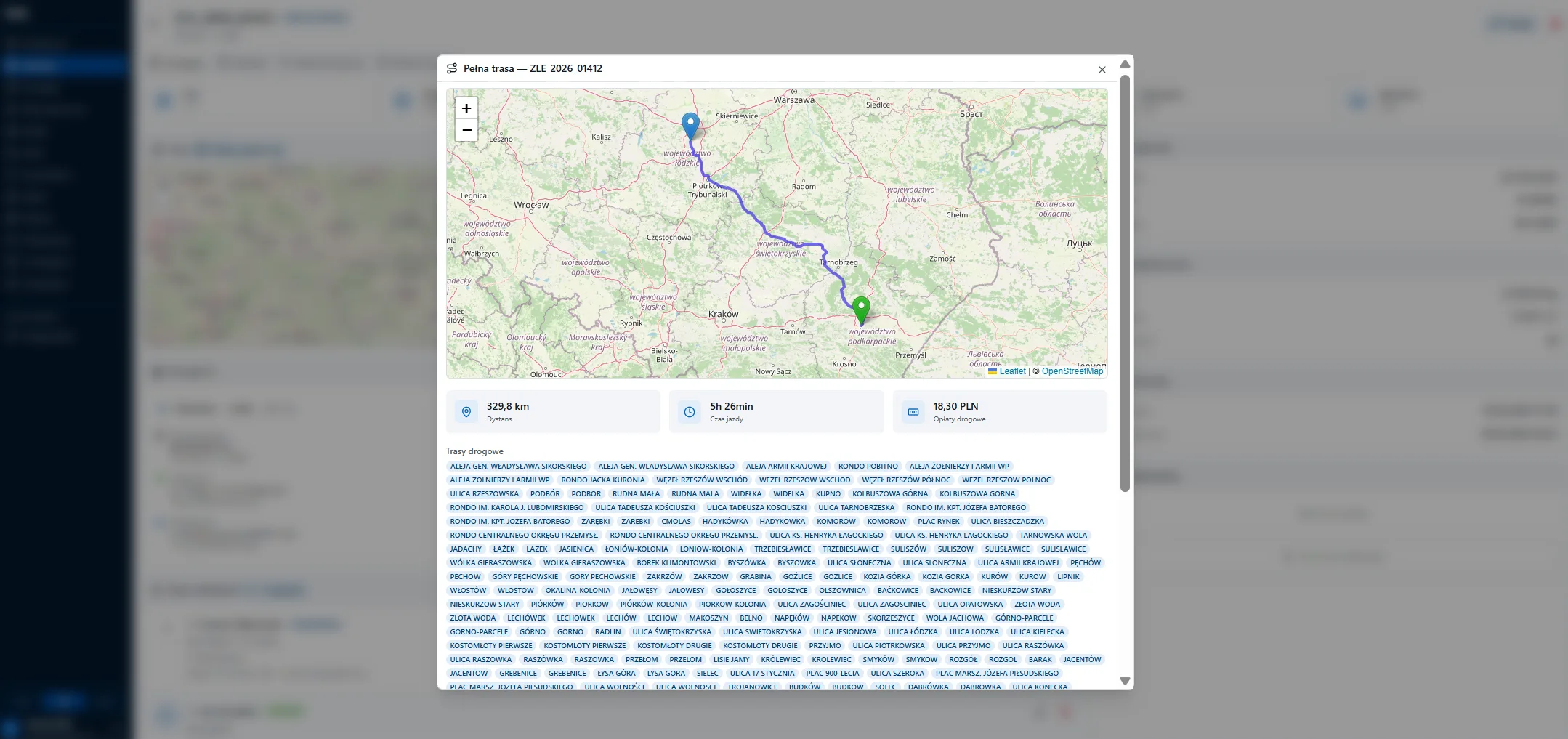 NaviTMS – planowanie tras